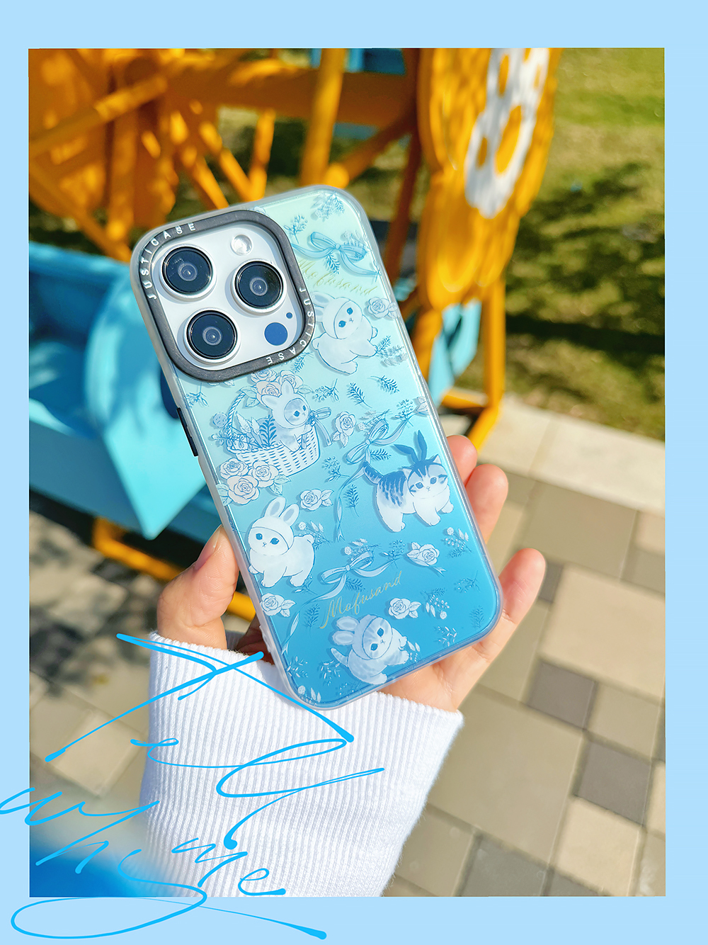 iPhone15ProMax苹果手机保护套防摔12/13/14mofusand猫福花篮蕾丝小猫网红ins透明软外壳保护壳手机壳