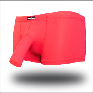 男士内裤带JJ套开口男平角裤性感莫代尔蛋仓分离包皮透气吸汗术后