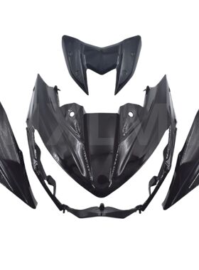 Motorcycle Front Head Cowl Upper Nose Fairing Headlight For