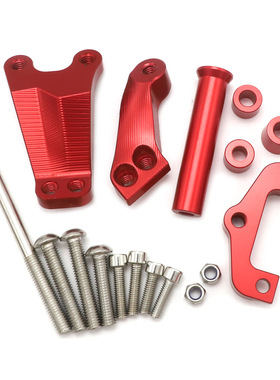 适用于川崎ER6N 摩托车CNC铝制可调转向稳定器减振器钛尺