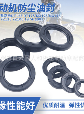 适用于雅马哈DT125 DT175 MX125 YZ125摩托车发动机油封密封套件