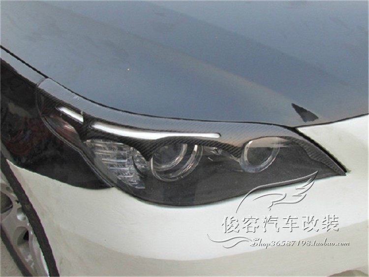 宝马5系E60碳纤维灯眉 E60碳纤维前大灯眉贴 汽车改装件|msdalam kategori kereta/artikel/Fitting/Refit, aksesori luar automotif/pemasangan hiasan/melindungi, pemasangan/hiasan, lampu kening - dari Buy2taobao.com untuk memberikan perkhidmatan ejen Taobao profesional membeli