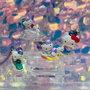 日本北海道地域特别版hellokitty手机挂绳匙扣掛件收藏礼物飞机场
