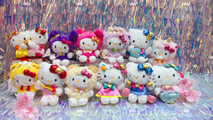 国内现货 25年4月售美版三丽鸥kitty十二星座再贩白羊座金牛挂件