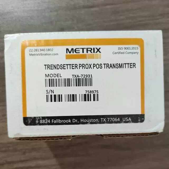 METRIX迈确金属振动振动传感器