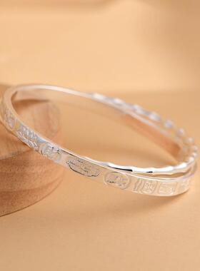 风鸿运当头福字竹节福袋吉言纯银