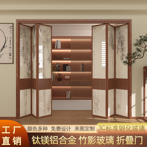 吊轨平移推拉门铝合金隔断门