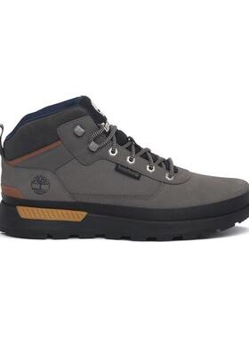 代购TIMBERLAND添柏岚男士登山鞋防水防滑保暖耐磨系带中帮灰色