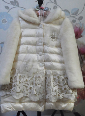 女童连帽外套棉服低价折扣