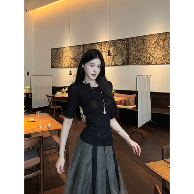 JONIbyBEB【即墨】真丝绑带针织