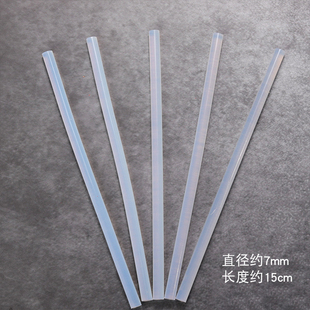 加牢固打桩生日蛋糕装 饰摆件胶棒热熔胶胶条粘摆件底托热熔枪配件