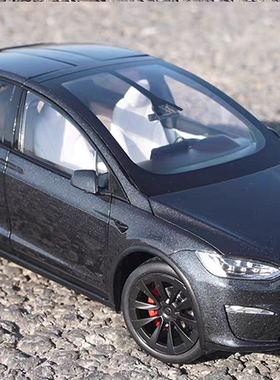 原厂特斯拉1:18 TESLA MODEL X 纯电动SUV 合金全开仿真汽车模型