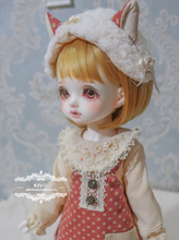 1/4 四分 bjd msd mdd 巨婴 乖乖圆点刺绣毛绒猫耳套装 完售展示