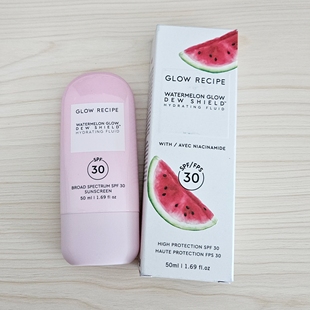 现货海淘Glow Recipe水润保湿妆前防晒霜SPF30 DewShield 50ml