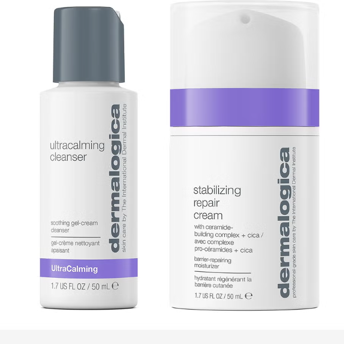 dermalogica植萃舒缓霜套装洁面
