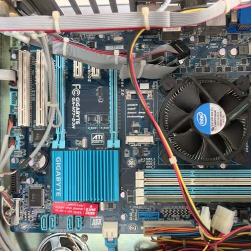 可维修ASM 设备主板 技嘉GA-H77-D3H主板，成色如图，功议价
