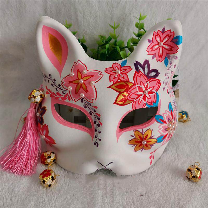 cos手绘狐狸和风新精品猫脸面具