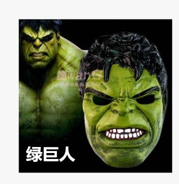 万圣节面具 动漫钢铁侠 绿巨人 史莱克 蝙蝠侠 V字仇杀队小丑面具