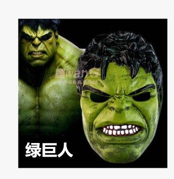 万圣节面具 动漫钢铁侠 绿巨人 史莱克 蝙蝠侠 V字仇杀队小丑面具