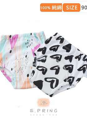 日系宝宝学习裤婴儿纯棉四层纱布可洗尿布裤训练裤隔尿裤戒尿不湿