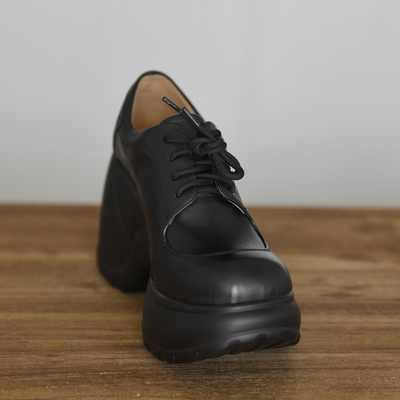 misili百搭小皮鞋春秋季单鞋女