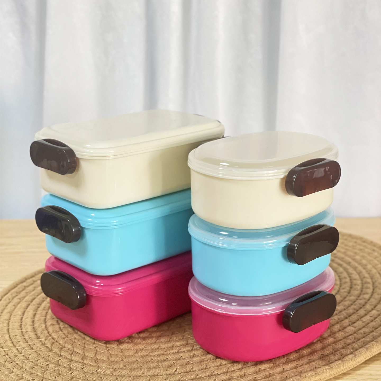 日本进口水果便当盒小学生便携保鲜盒饭盒幼儿园儿童外带早午餐盒