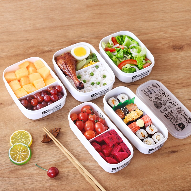 日本进口饭盒便当盒冷藏保鲜盒