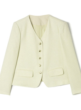 LH0K0006韩版优雅长袖上衣小个子西装外套女1.16春