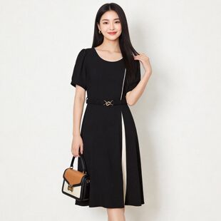 HH0A0011优雅气质裙子连衣裙专柜折扣女装6.10夏