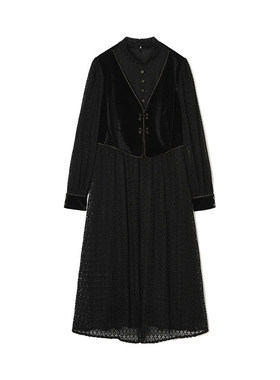 GM0A0010精致提花中长裙高腰裙子连衣裙女3.4春