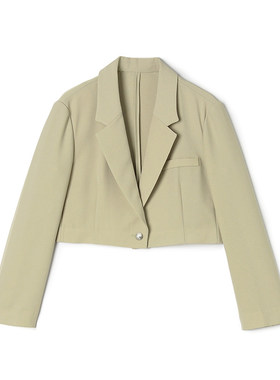 「缤」高端RB0K0001时尚感短款上衣一粒扣外套女3.5春