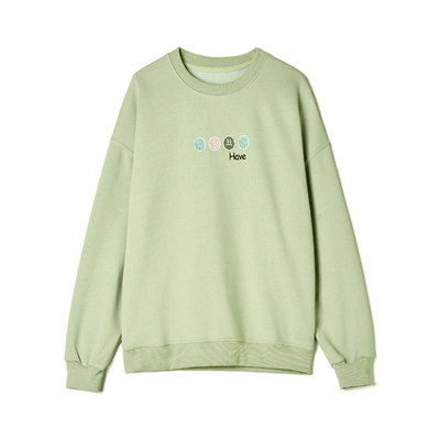 WY0L0001青春活力长袖上衣套头圆领卫衣女9.20秋