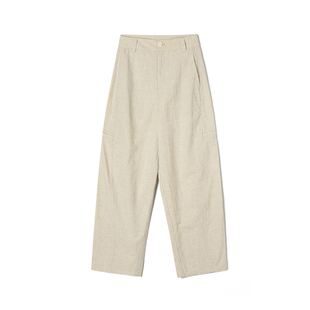 KZ0P0094简约舒适长裤 女3.16春 子高腰显瘦休闲裤