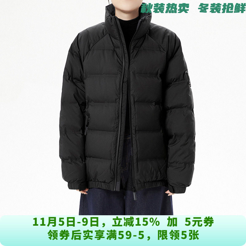 男装JKN8L0013休闲保暖白鸭绒外套立领羽绒服10.31冬