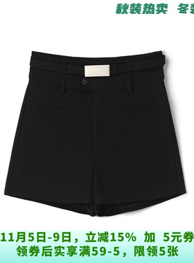 11.25#CV0P0018高腰短裤子显高显瘦休闲裤女2025冬