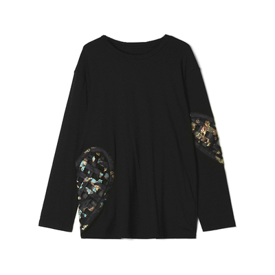 深圳南油NY0C0008精致绣花上衣中长款T恤女12.29春