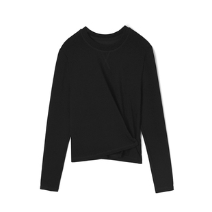 深圳南油NY0C0015简约风短款 T恤女12.17春 上衣修身