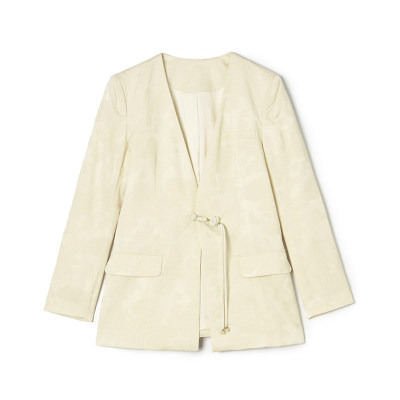 「CC」高端CC0K0039优雅气质上衣中长款外套女3.23春