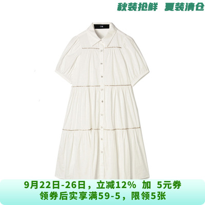 CZ0A0003装饰水钻短裙宽松棉质裙子连衣裙女6.20夏