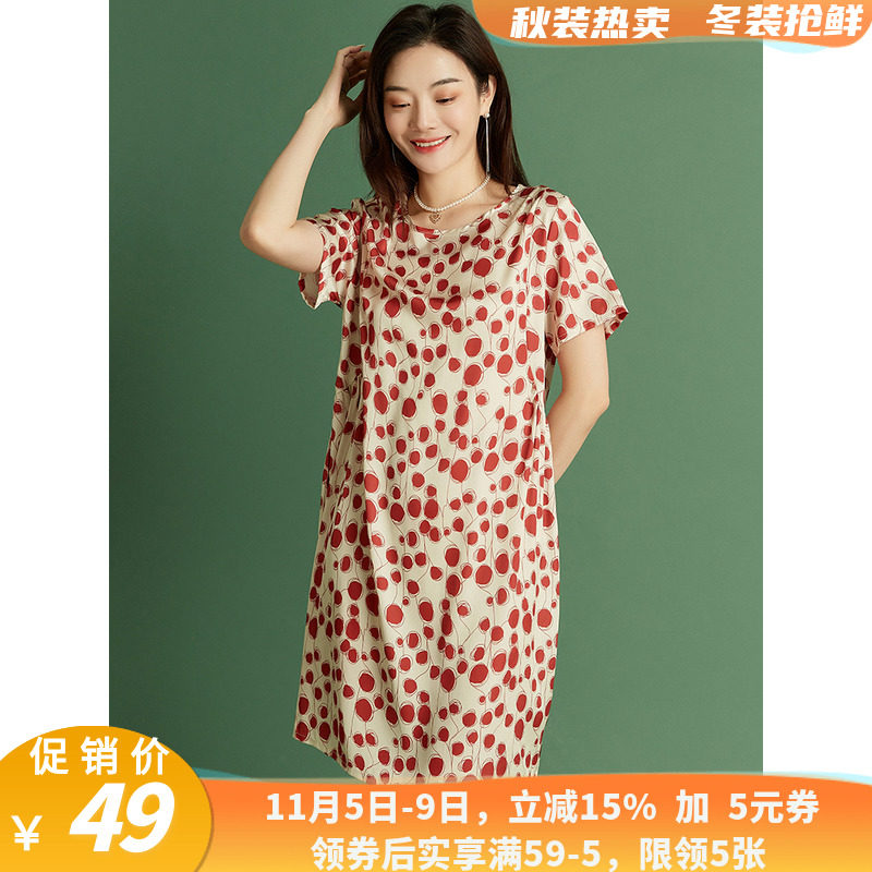 高端LJ清仓精品女装 品牌折扣商场撤柜 含真丝艺术感气质连衣裙夏
