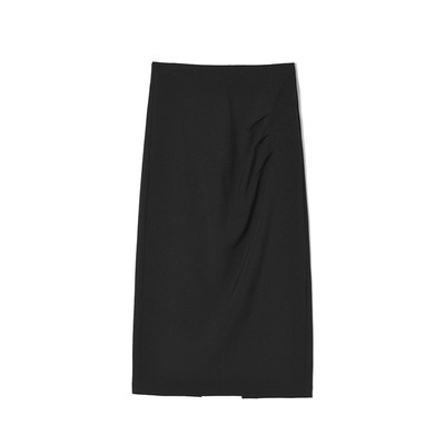 9魅高端LY0B0008简约高级感中长裙半身裙女1.30春