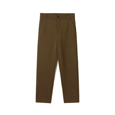 高腰通勤风长裤修身型