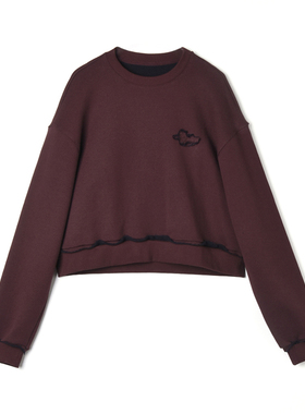 深圳南油CV0L0004小个子短款上衣长袖卫衣女12.12春