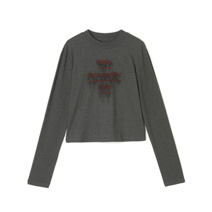 深圳南油CV0C0020美式 T恤女12.18春 休闲上衣微弹修身