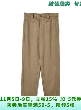 11.5#DN0P0028高腰微弹长裤纯色修身裤子休闲裤女2025冬