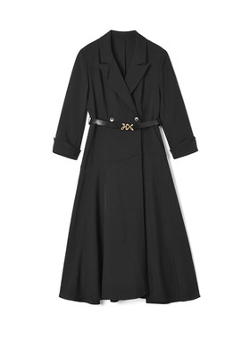 HQ0A0005职业女性中长裙高级感裙子连衣裙女2.28春