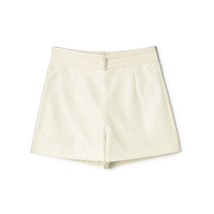 「CC」高端CC0P0019简洁气质短裤 女3.23春 子高腰休闲裤