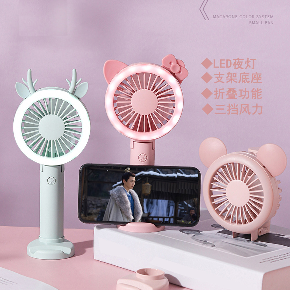 卡通造型手持折叠手机支架