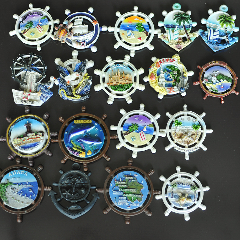 优质风景旅游纪念世界稀有绝版孤品极精致立体冰箱贴G1100叮当堂