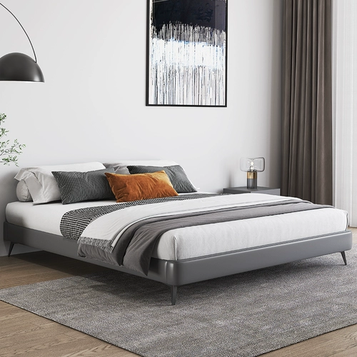 Легкая роскошная минималистская кровать без кроватей без лечения полки кровати татами современная минималистская настройка